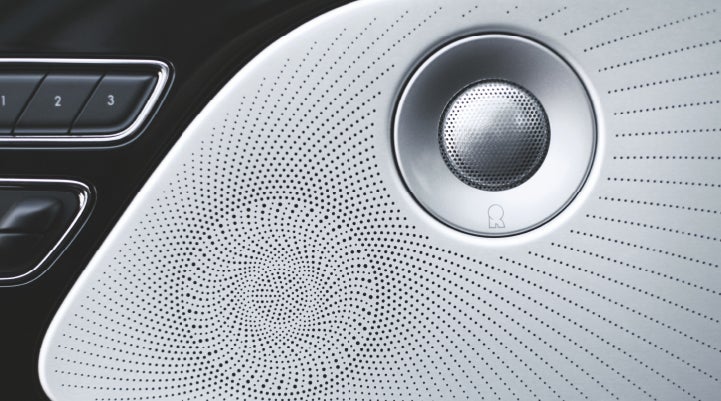 A stylish speaker cover of a 2024 Lincoln Aviator® SUV is shown | Doggett Lincoln of Beaumont in Beaumont TX