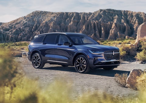 A 2024 Lincoln Nautilus® SUV is parked in a desert national park. | Doggett Lincoln of Beaumont in Beaumont TX